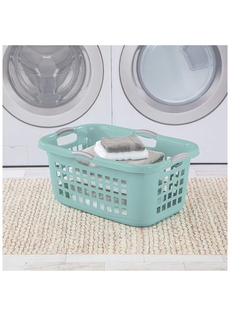 Sterilite - Ultra Laundry Basket Aqua Chrome 71 Liter - Image 1