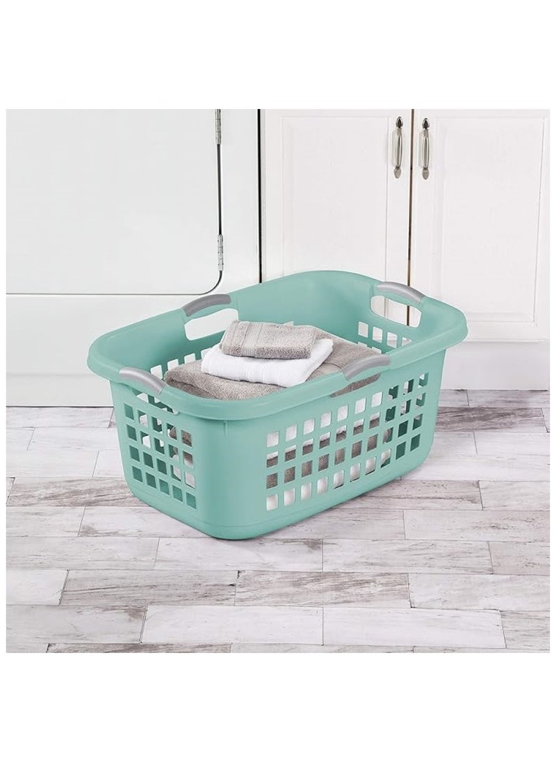 Sterilite - Ultra Laundry Basket Aqua Chrome 71 Liter - Image 1