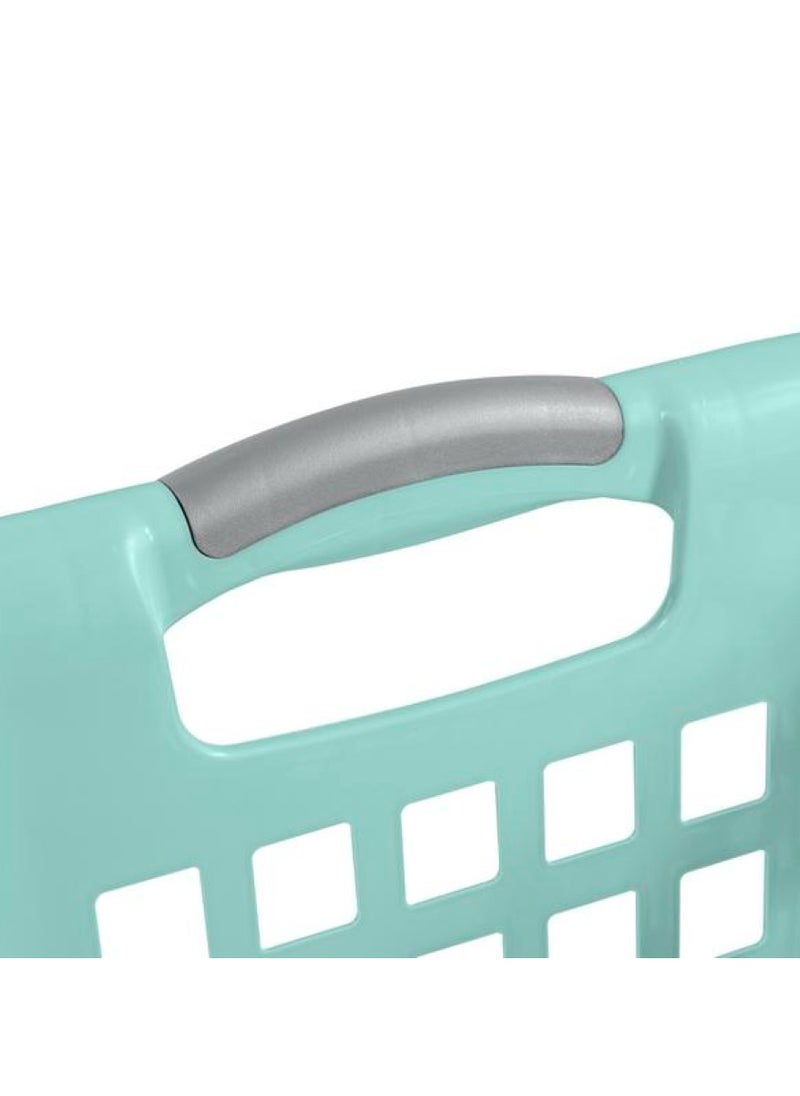 Sterilite - Ultra Laundry Basket Aqua Chrome 71 Liter - Image 1