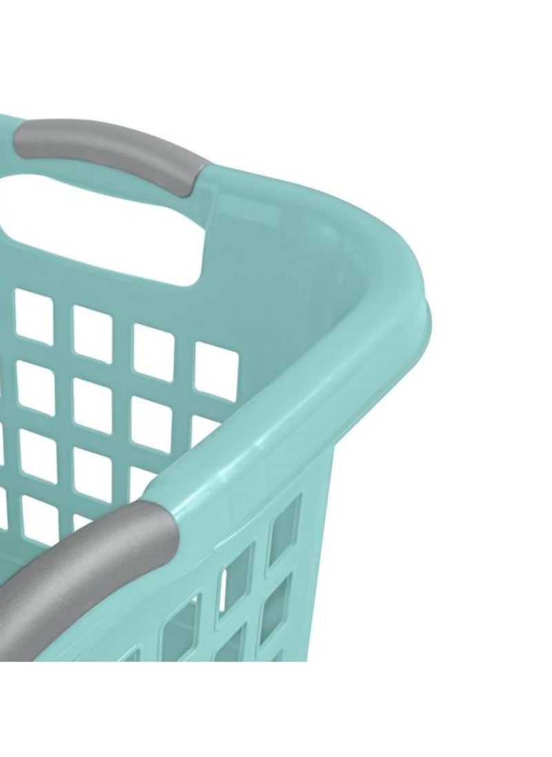 Sterilite - Ultra Laundry Basket Aqua Chrome 71 Liter - Image 1