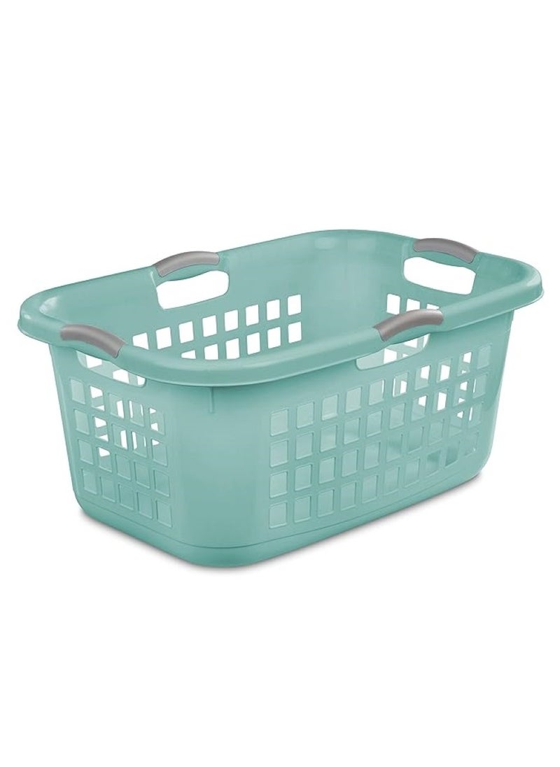 Sterilite - Ultra Laundry Basket Aqua Chrome 71 Liter - Image 1