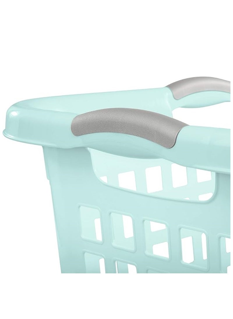 Sterilite - Ultra Laundry Basket Aqua Chrome 71 Liter - Image 1