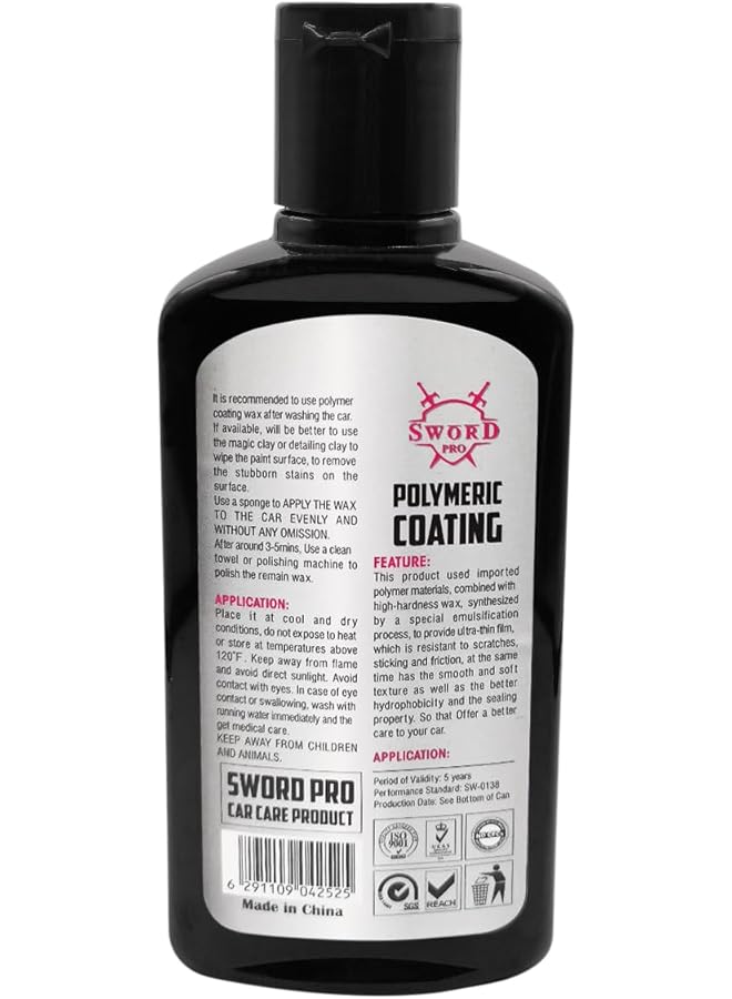 Generic Sword Pro Polymeric Coating For Cars – Ultra-Thin Protective Film, Hydrophobic & Anti-Scratch, Super Lyophobic, Strong Weather Resistance  - Image 2