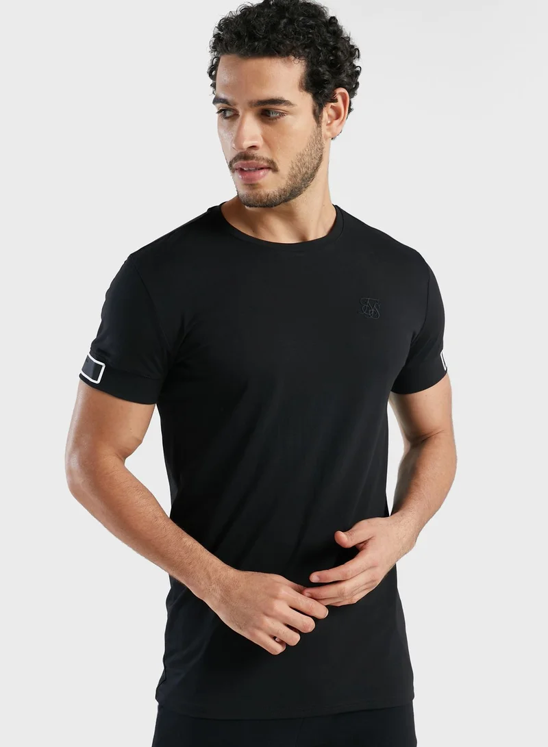 SikSilk Active Cuff T-Shirt