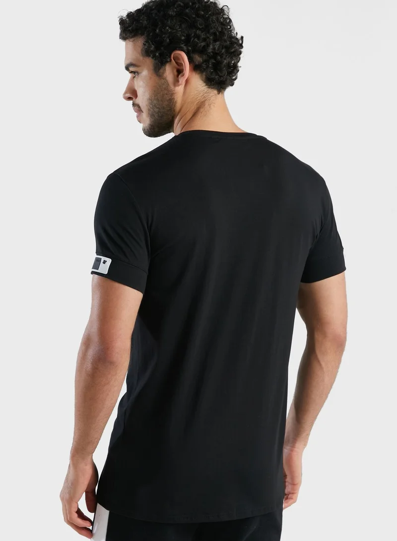 SikSilk Active Cuff T-Shirt