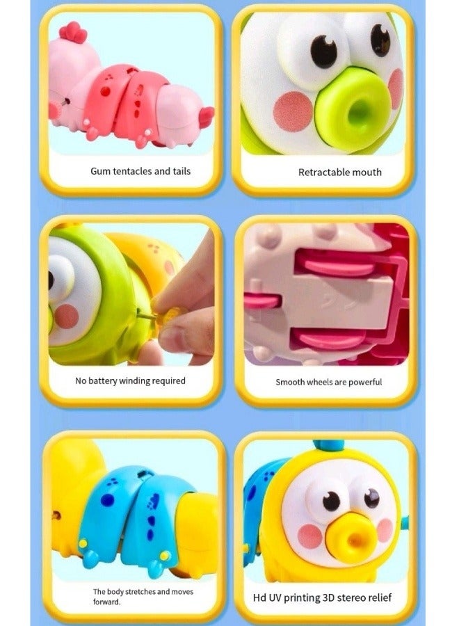 Retractable Swinging Caterpillar Children's Clockwork Toys  - Image 5
