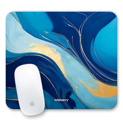 ARTBRIZ® Brizberry Pro-X1 Mouse Pad, Optimised for Speed and Precision, Premium Anti Skid Rubber Base, for Office Desktop Laptop PC Mac, 240mm x 210mm x 3mm (123S - Pack of 1) - Image 1