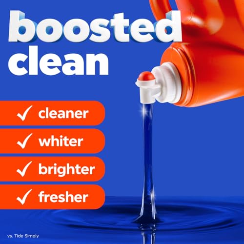 Tide Liquid Laundry Detergent, Original Scent, 125 fl oz, 100 Loads, Boosted Clean Even in Cold Water with Concentrated Washing Soap - Image 3