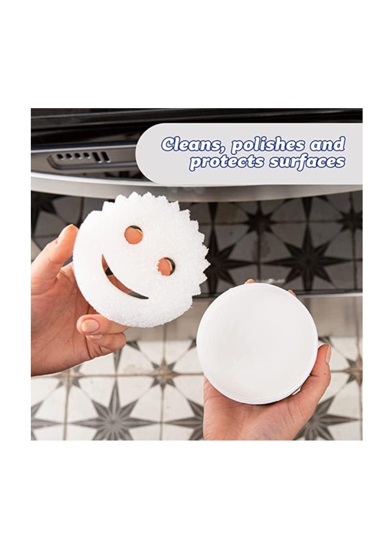 Scrub Daddy حزمة معجون الطاقة - مقشر تنظيف وتلميع طبيعي قوي قائم على الطين - معجون تنظيف غير سام للشحوم والرواسب الجيرية والمزيد، مع مقشر معجون قوي، آمن على البيئة، مجموعة مكونة من قطعة واحدة. - Image 3