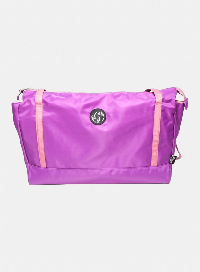 Glitter Women Bag with Cross Hand - Purple - Image 2