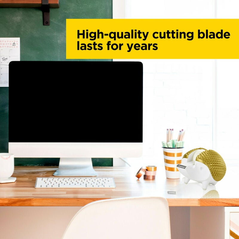 Scotch Hedgehog Tape Dispenser, Great for Gift Wrapping, Includes 3/4 in x 350 in Tape Roll - Image 5