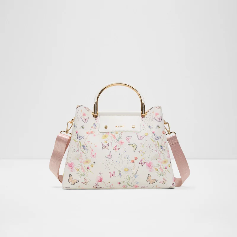 SLOANA Floral Printed Satchel Bag