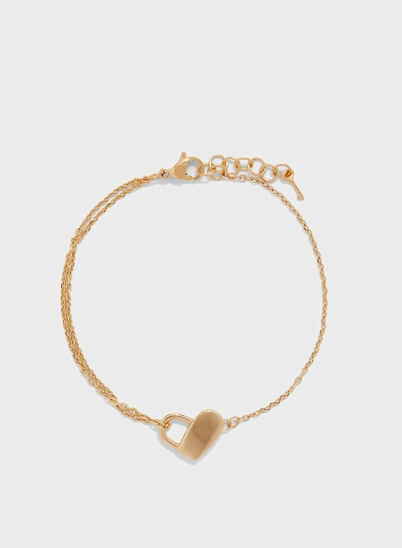 BOSS 1580069 Soulmate Heartlock Bracelet