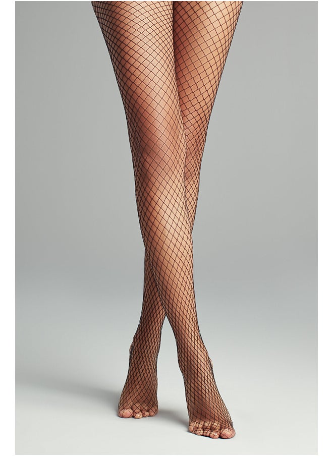 Penti - Medium Mesh Black Pantyhose-Pentilicious - Image 1