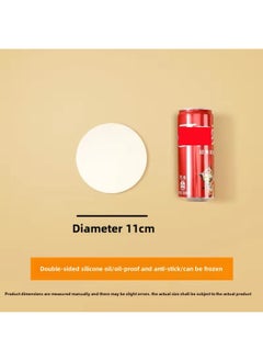 Hamburger Meat Separator Paper Compartment Oil Paper Beef Cake Anti-stick Isolation Paper Food Grade Frozen Hand Cake Paper Double-sided Non-stick-Color:100 Sheets-Specifications:Round 11cm