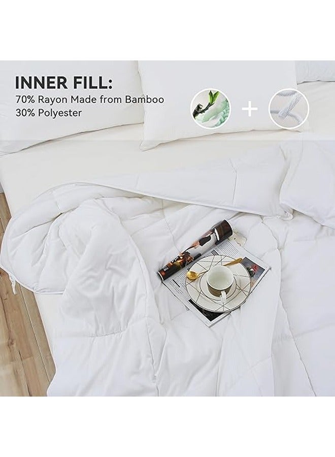 NKX Luxurious All Season Double Brushed Bedspread Collection Ultra Soft Comfort and Solid Style - Premium Bedding Comforter Perfect for Hot Sleepers (150x200cm) - Image 2