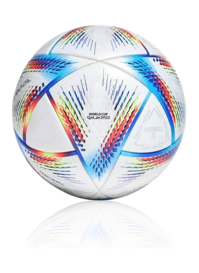 Generic Premium Football, Soccer Ball Pro, World Cup Football 2022, Size 5  - Image 5