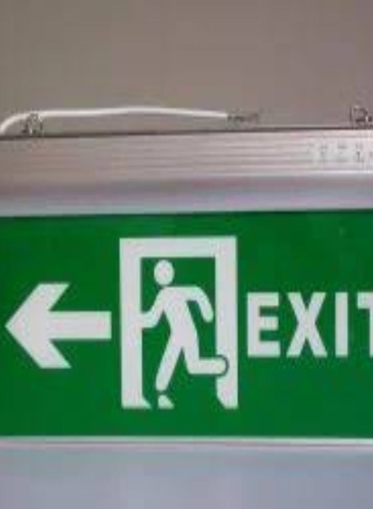 KNP KNP LED Emergency Exit Light (Exit Left) is a vital safety fixture designed to provide clear directional guidance in emergency situations.  - Image 2