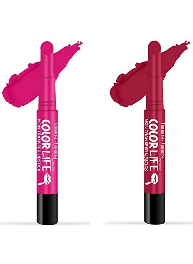 Teen Teen Non Transfer Water Proof Long Lasting Matte Lipstick Combo (Magenta Red Wine) - pzsku/ZCD8BEBBDA2E37576EC65Z/45/_/1690019406/9cf0545d-084c-44e1-9612-1309b35f3f0a