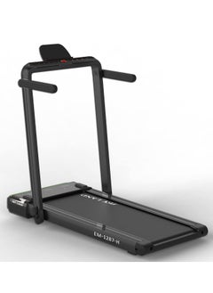 Sky Land 2-in-1 Treadmill & Walking Pad | Foldable Running Machine with 4HP Motor, FS App & 12 Programs, Compact Under-Desk Treadmill for Home & Office – EM-1287-H | جهاز السير المتحرك  - Image 1