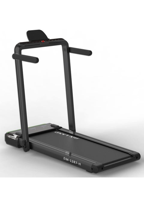 2-in-1 Treadmill & Walking Pad | Foldable Running Machine with 4HP Motor, FS App & 12 Programs, Compact Under-Desk Treadmill for Home & Office – EM-1287-H | جهاز السير المتحرك