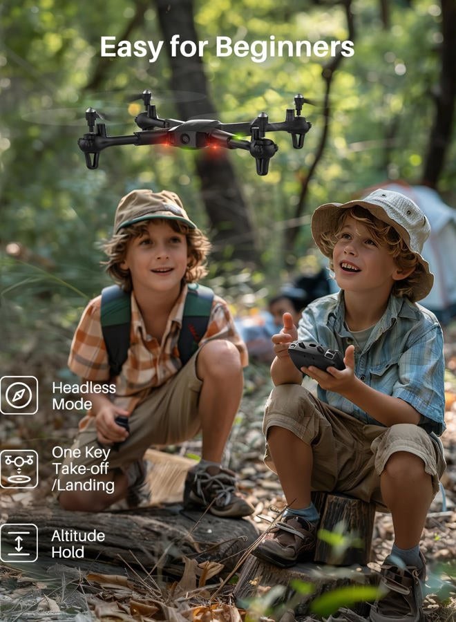 SYMA Drone with Camera 1080P HD FPV Cameras Remote Control Toys RC Quadcopter Helicopter Gifts for Boys Girls Adults Beginners with Altitude Hold, Headless Mode, One Key Start, 3D Flips 2 Batteries - Image 2