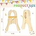 HSLCGF 12 Pcs Wooden Play ClipsMontessori Waldorf Fort Building KitSuitable for KindergartenHomeSchool for Develop Handson SkillsDevelop Imagination and CreativityWooden 12Pcs - Image 4