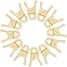 HSLCGF 12 Pcs Wooden Play ClipsMontessori Waldorf Fort Building KitSuitable for KindergartenHomeSchool for Develop Handson SkillsDevelop Imagination and CreativityWooden 12Pcs - Image 2