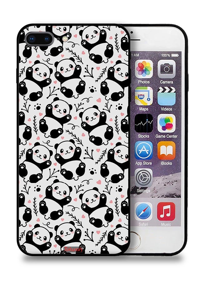 Tolwak Apple iPhone 8 Plus Protective Case Pattern Of Panda - Image 1