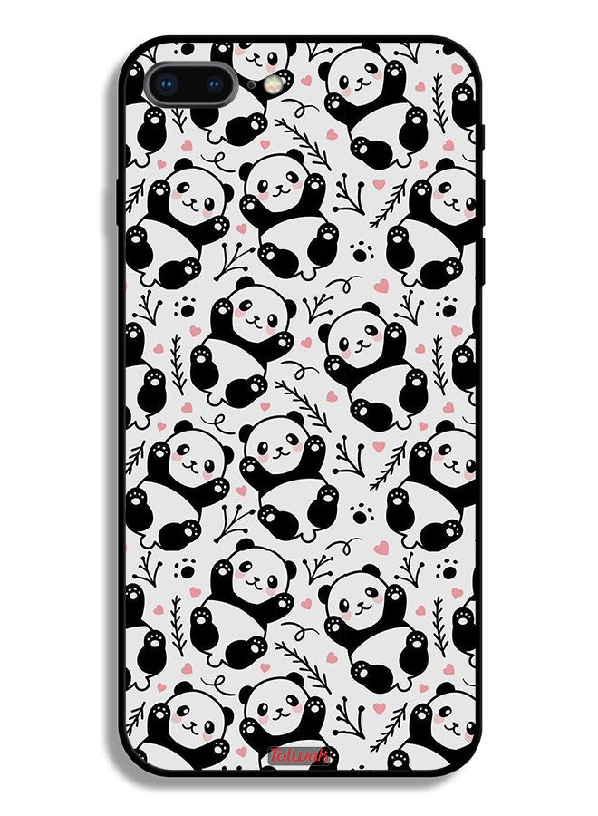 Tolwak Apple iPhone 8 Plus Protective Case Pattern Of Panda - Image 2