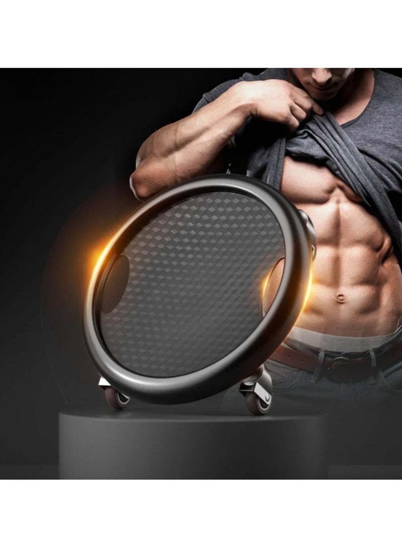 AROAQ Wheel Roller Fitness Sliding Disc Abdominal Muscle Exerciser Bodybuilding Mute Sliding Plate Abs Trainer Home Gym Equipment - Image 1