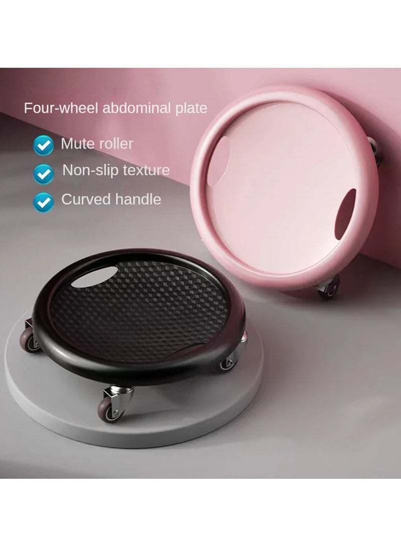 AROAQ Wheel Roller Fitness Sliding Disc Abdominal Muscle Exerciser Bodybuilding Mute Sliding Plate Abs Trainer Home Gym Equipment - Image 5
