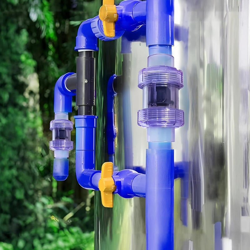 One-Way Check Valve with Dual O-Rings and Transparent Shell, Rpp Industrial Plumbing Non Return Flow Control Valve - Image 2