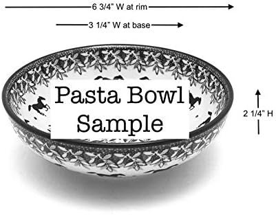 Polish Pottery Gallery Polish Pottery Bowl  Contemporary Salad  Unikat Signature  U4600 - Image 2