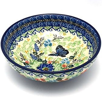 Polish Pottery Gallery Polish Pottery Bowl  Contemporary Salad  Unikat Signature  U4600 - Image 1