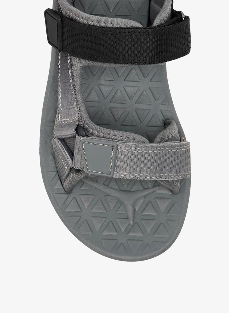 Mister Duchini Solid Strap Sandals With Hook And Loop Closure - Image 3