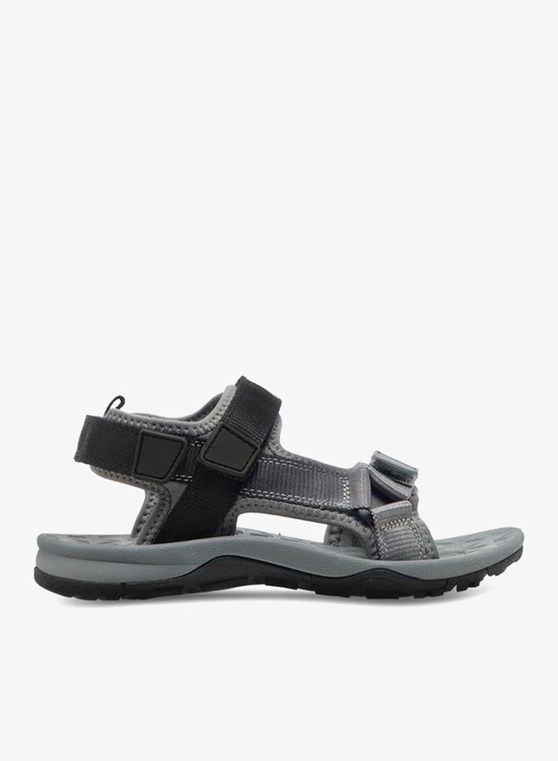 Mister Duchini Solid Strap Sandals With Hook And Loop Closure - Image 2