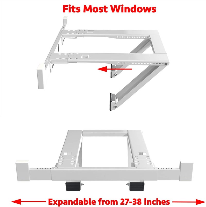 Alpine Hardware Premium Heat Pump Drill-Less Window Air Conditioner Bracket - Image 5