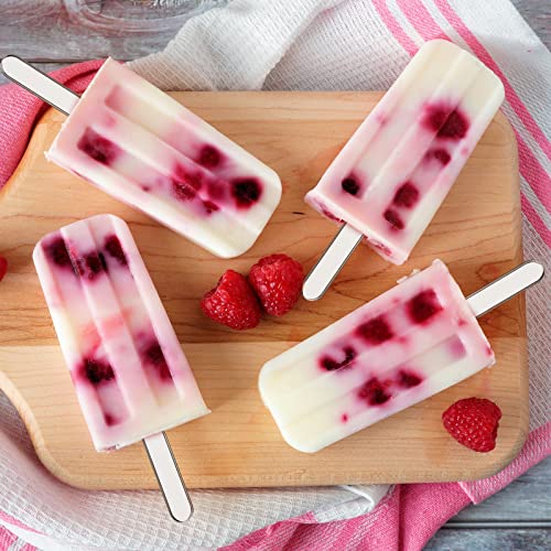 Romooa 30 Pieces Acrylic Sticks Reusable Cakesicle Cake Pop Mold Mirror Ice Pop Sticks Ice Cream Cakesicle Mold for Home Cake Candy Gifts Party Craft - Image 3