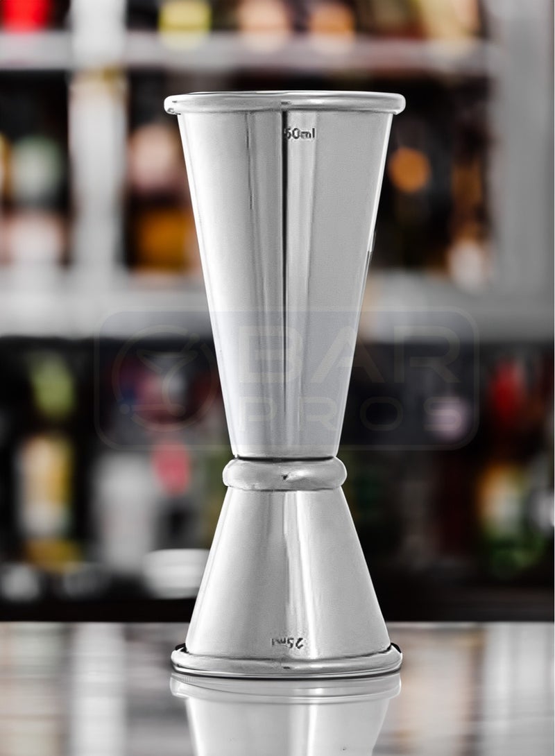 BarPros Stainless Steel Japanese Jigger 25/50ml - Image 2