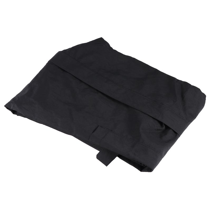 Waterproof Barber Suit Salon Client Gown Robes Cape Hair Salon Hair Cutting Smock for Barber Shop (Black) - Image 2