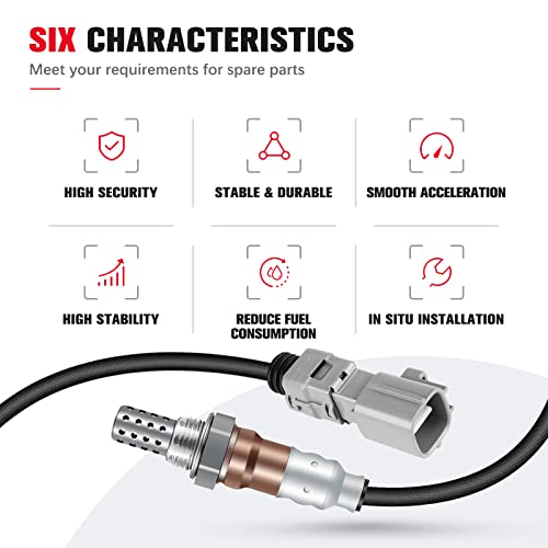 QIJIAUTO O2 Oxygen Sensor Downstream 234-4168 Compatible with for Lexus RX330 2004-2006 for Scion iQ 2012-2015 - Image 5