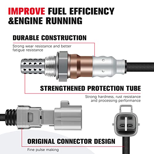 QIJIAUTO O2 Oxygen Sensor Downstream 234-4168 Compatible with for Lexus RX330 2004-2006 for Scion iQ 2012-2015 - Image 4