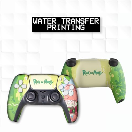 BABY CUDDLE BOX Riccky Mortty Custom PS-5 Controller Wireless compatible with Play-Station 5 Console by BCB Controllers | Proudly Customized in USA with Permanent HYDRO-DIP Printing (NOT JUST A SKIN) (MODDED) - Image 3