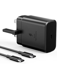 HEROCKX 45W Super Fast Charger For Samsung Type C Plug with USB C Cable, Wall Charger Plug Adaptor and Cable Compatible With Samsung Galaxy S24 Ultra/S24 Plus/S23 FE/S24/S22/S21 S20,A54 A25 A15 A05S A53 A34 A23 5G,Z Fold 4 5/Z Filp,Tab S7 S8 S9  - Image 1