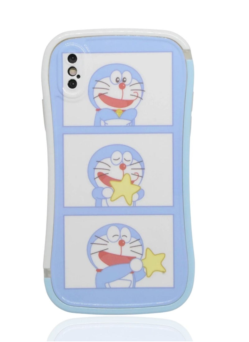 Houmt - iPhone X Case Cover with Cute Cartoon Design Tough Phone Case Shockproof Protective TPU Compatible with Apple iPhone X/XS Cover - Image 1