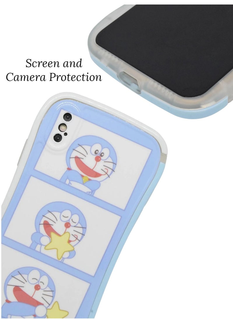 Houmt - iPhone X Case Cover with Cute Cartoon Design Tough Phone Case Shockproof Protective TPU Compatible with Apple iPhone X/XS Cover - Image 1