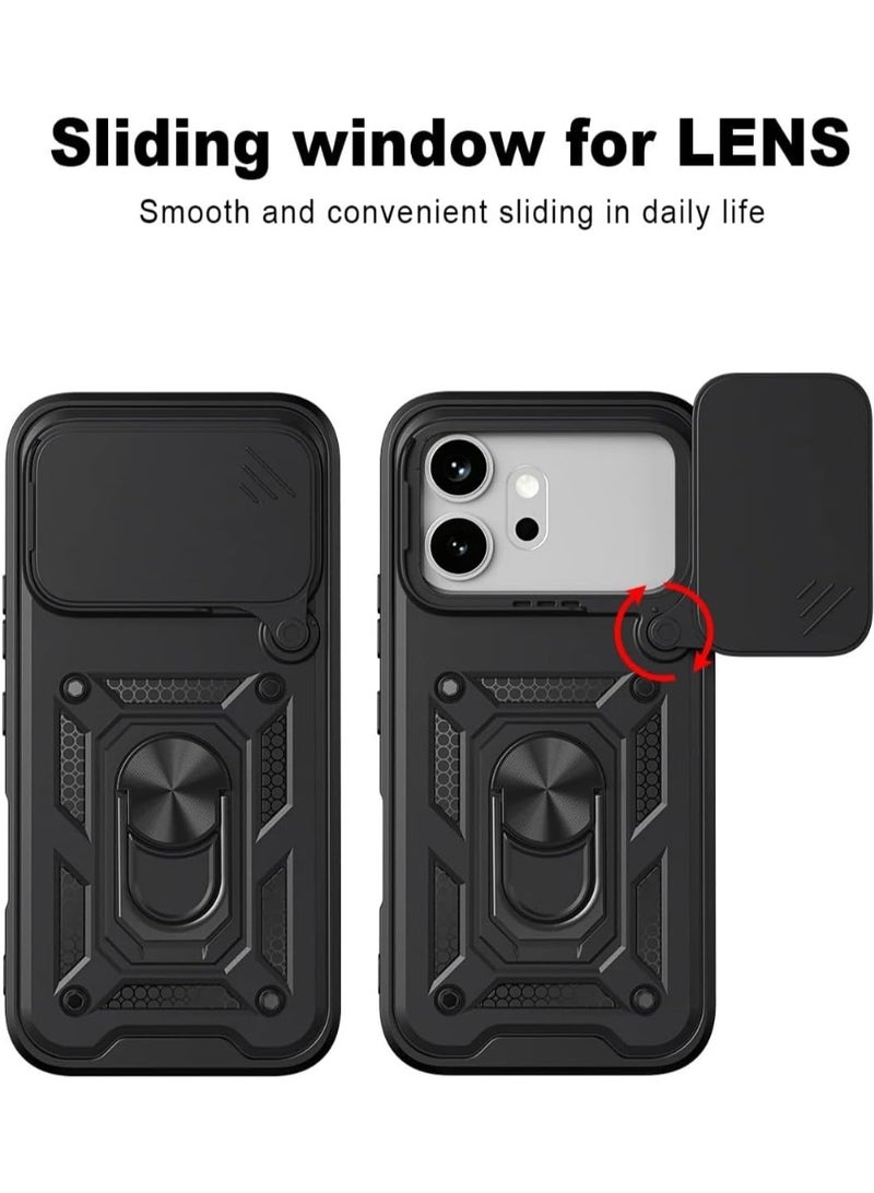 CHEROSIN Phone Cover for Honor 600/ Honor 600 Pro 5G with Slide Camera Cover Drop Protective Phone Case with Magnetic Car Mount Holder - Image 4