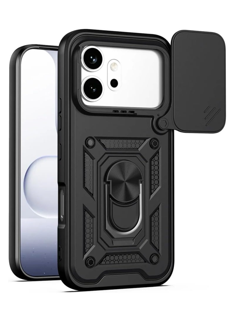 CHEROSIN Phone Cover for Honor 600/ Honor 600 Pro 5G with Slide Camera Cover Drop Protective Phone Case with Magnetic Car Mount Holder - Image 1