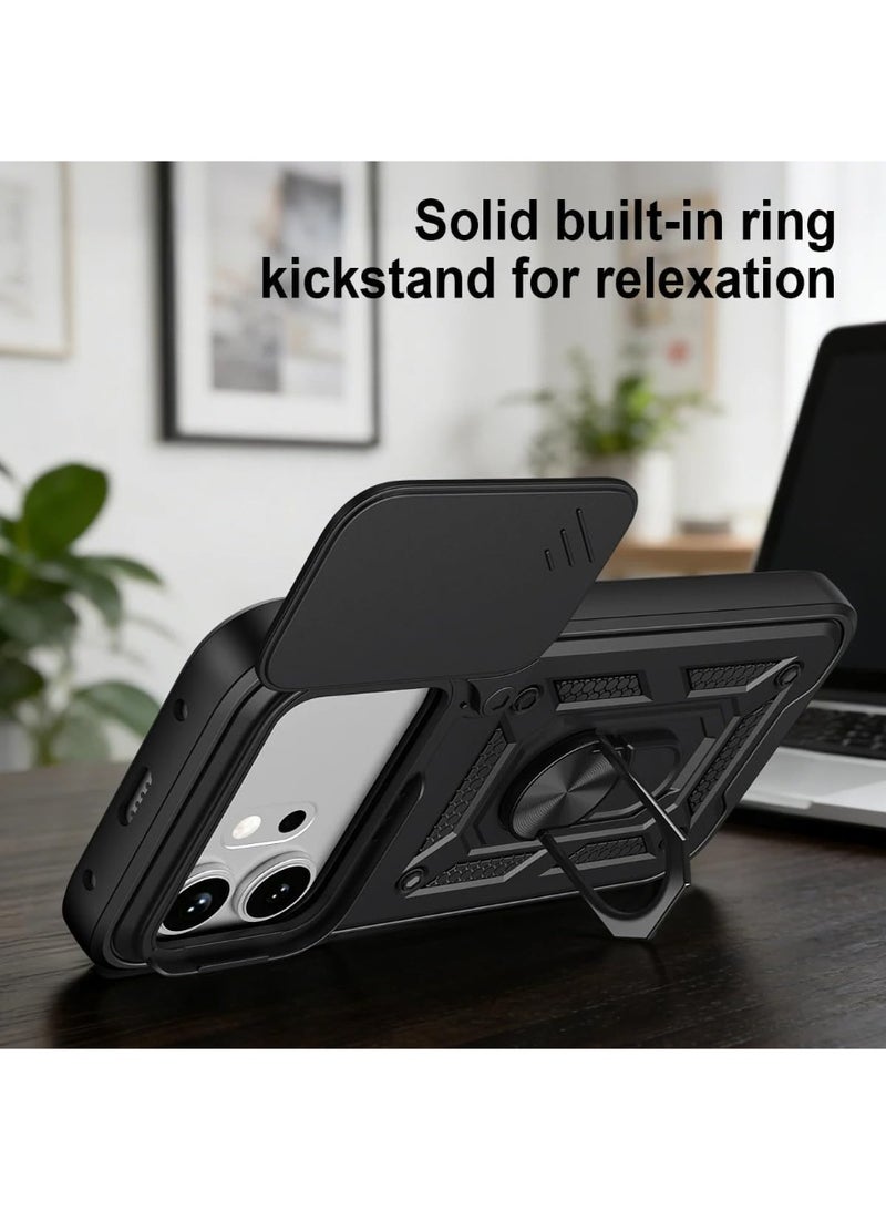 CHEROSIN Phone Cover for Honor 600/ Honor 600 Pro 5G with Slide Camera Cover Drop Protective Phone Case with Magnetic Car Mount Holder - Image 3